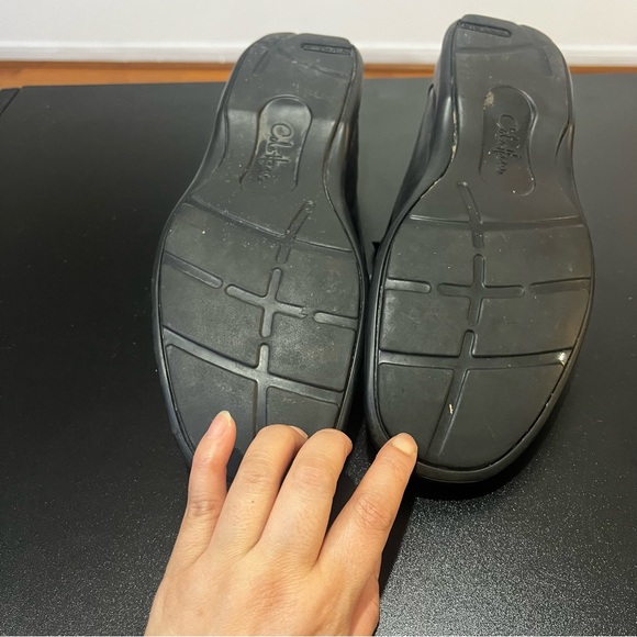 Cole Haan Classic Black Leather Slip-Ons Driving Loafers  Mens 11 - Picture 14 of 16